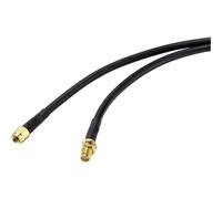ANTENNA PROLUNGA 1X SPINA RP-SMA PRESA 5.00 M NERO