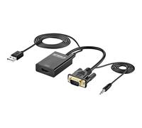 SpeaKa Convertitore AV professionale SP-12111624 [VGA, jack - HDMI] 1920 x 1080 pixel