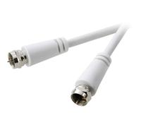 SpeaKa Professional SAT Cavo [1x Spina a F - 1x Spina a F] 3.00 m 75 dB Bianco