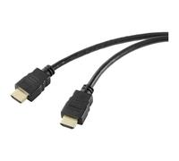 SpeaKa Professional SP-10481300 HDMI Cavo Spina HDMI-A, Spina HDMI-A 5.00 m Ner