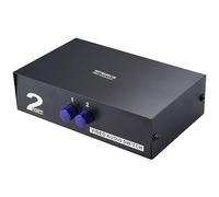 Speaka Professional SP-11175216 - Switch Composito a 2 Porte con Porte Audio