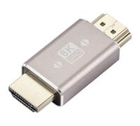 Speaka Professional SP-11301996 - Adattatore HDMI [1 connettore HDMI - 1 connettore HDMI] grigio UHD 8K @ 60 Hz, UHD 4K @ 120 Hz S