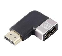Speaka Professional SP-11302004 - Adattatore HDMI [1 connettore HDMI - 1 presa HDMI] nero, argento UHD 8K @ 60 Hz, UHD 4K