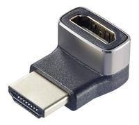 Speaka Professional SP-11302012 - Adattatore HDMI [1 connettore HDMI - 1 presa HDMI] nero, argento UHD 8K @ 60 Hz, UHD 4K