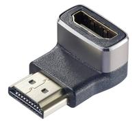 Speaka Professional SP-11306836 - Adattatore HDMI [1 connettore HDMI - 1 presa HDMI] nero, argento UHD 8K @ 60 Hz, UHD 4K