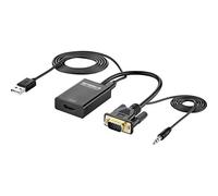 SpeaKa Professional SP-12111624 AV Convertitore [VGA, Jack - HDMI] 1920 x 1080