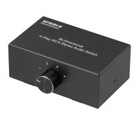 SpeaKa Professional SP-12540456 SP-AS-500 4 Porte Switch audio RCA Contenitore
