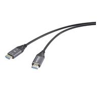 SpeaKa Professional SP-12842664 HDMI / Fibra ottica Cavo Spina HDMI-A, Spina HD