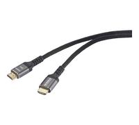 SpeaKa Professional SP-13138300 HDMI Cavo Spina HDMI-A, Spina HDMI-A 5.00 m Ner