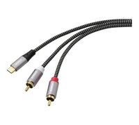 SpeaKa Professional SP-14353908 Cavo USB 2.00 m Nero/grigio