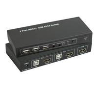 SpeaKa Professional SP-4330460 2 Porte Switch KVM HDMI USB 1920 x 1080 Pixel, 3