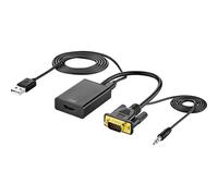SpeaKa Professional SP-6014508 AV Adattatore [VGA, Jack - HDMI] 1920 x 1080 Pix