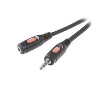 SpeaKa Professional SP-7869784 - Cavo di prolunga audio con jack da 3,5 mm, 1 jack da 3,5 mm, 5,0 mm