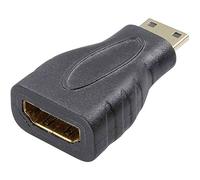 SPEAKA Professional SP-7869908 - Adattatore HDMI, 1 connettore HDMI maschio C mini a 1 HDMI femmina, contatti placcati in oro, colore: Nero