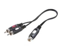 SpeaKa Professional SP-7869924 RCA Audio Adattatore a Y [2x Spina RCA - 1x
