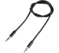 SpeaKa Professional SP-7870040 Jack Audio Cavo [1x Spina Jack da 3.5 mm - 1x Spina Jack da 3.5 mm] 0.50 m Nero rivestim