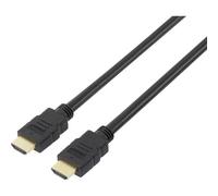 SpeaKa Professional SP-7870112 HDMI Cavo Spina HDMI-A, Spina HDMI-A 10.00 m Ner