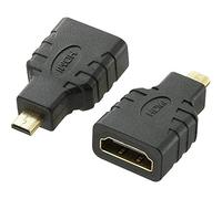 SpeaKa Professional SP-7870184 HDMI Adattatore [1x Spina HDMI Micro D - 1x Presa HDMI] Nero contatti connettore Dorati,