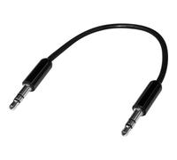 SpeakA Professional SP-7870496 Cavo di connessione audio [plug 1x jack da 3,5 mm-1x spina 3,5 mm] 10,00 cm rivestimento super m