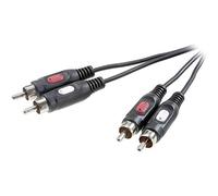 Speaka Professional SP-7870624 - Cavo audio RCA, 2 connettori RCA, 10 m, colore: Nero