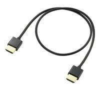 SpeakA Professional HDMI Connection Cavo da 0,50 m Canale di restituzione audio, contatti plug-in dorato nero [plug 1x HDMI plu