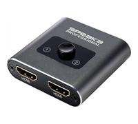 SpeaKa Professional SP-9261376 SP-BDS-120 1+2 Porte Switch HDMI UHD 4K @ 60 Hz