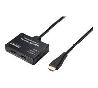 SP 9443508 1+2 PORTE DISTRIBUTORE SPLITTER HDMI NERO