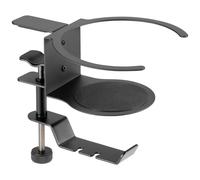 SpeaKa Professional SP-HCH-120 Supporto poggia cuffie con passacavo integrato Nero