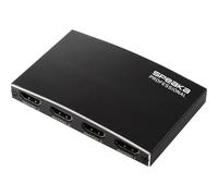 SpeaKa Professional SP-HDMIS-230 4 Porte Distributore, splitter HDMI Predisposto Ultra HD 3840 x 2160 Pixel Nero