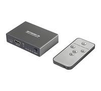 SpeaKa Professional SP-HDS-210 3 Porte Switch HDMI UHD 8K @ 60 Hz, UHD 4K @ 120 Hz