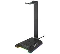 Speaka Professional SP-HPS-320 - Supporto per cuffie (cuffie): auricolari, cuffie over-ear, colore: Nero