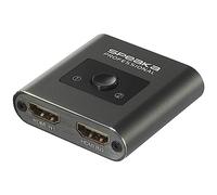 SpeaKa Professional SP-HSW-231 2 Porte Switch HDMI UHD 8K @ 60 Hz, UHD 4K @ 120 Hz