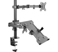 SpeaKa Professional Braccio per portatile e monitor SP-MM-302 13–32" regolabile, inclinabile, nero