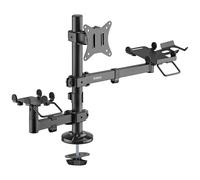 SpeaKa Professional SP-POS-200 1 parte Supporto da tavolo per monitor 43,2 cm (17) - 81,3 cm (32) Nero Supporto per t