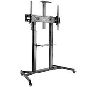 Speaka Professional SP-TVC-600 - Carrello per TV regolabile in altezza, allungabile, inclinabile, 152,4 cm (60) - 254,0 cm (100) altezza