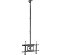 SpeaKa Professional SP-TVCM-540 - Supporto da soffitto per TV, regolabile in altezza, 94,0 cm (37) - 203,2 cm (80), inclinabile, orientabile