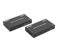 SpeaKa Professional SP-USBE-830 7+2 porte Extender KVM pilotabile su computer, nero