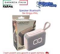 Speaker Bluetooth 5W Grigio IPX4