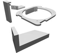 Speaker Bracket for Renault Twizy - Compatible with JBL GT7-4