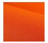 Speaker Grill Panno Tessuto Antipolvere, Tessuti a rete for altoparlanti for cassa di risonanza stereo spessa traspirante 155 cm di larghezza 185 g/M2 2 mm di spessore(Orange,100CMX150CM_180 GSM)