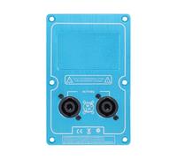 Speaker Junction Box, 4-Core Socket, affidabile Audio Input Wiring Board, Secure Connection for Amplifiers, Ideal for Stage Sound and Recording Studio Setups
