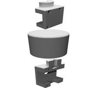 Speaker Mount Bracket for TikiTunes Compatible with Fence Rails Universal System