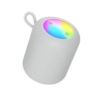 Speaker portatile HOCO HC30 bluetooth 5.4 RGB luci batteria 3h audio 5W Grigio