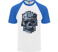 Speaker Skull Music Hi-Fi Uomo S/S Baseball T-Shirt