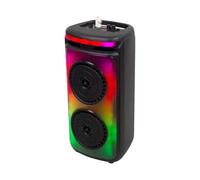 SPEAKER TROLLEY 400W RICARICABILE MICROFONO E TELECOMANDO 2X6.5 POLLICI VT-4000W-LED7676 V-TAC