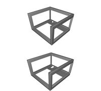 Speaker Wall Mount Compatible with Pioneer DM40 - Hidden Cable Management Design