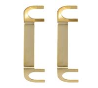 Speaker Wire Lugs, Copper Terminal Connectors, Binding Post Set, High Conductivity Audio Terminals, Secure Fit Design, Ideal for Speaker Box Setup and Handmade Wiring Projects 2.76x1.18x0.39 Inches
