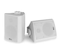 Speakerset, geschikt voor buiten - Power Dynamics BC40V witte speakerset voor 100V systemen en 8 Ohm - 100W (952.106)