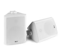 Speakerset, geschikt voor buiten - Power Dynamics BC50V witte speakerset voor 100V systemen en 8 Ohm - 120W (952.110)