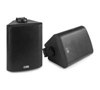 Speakerset, geschikt voor buiten - Power Dynamics BC50V zwarte speakerset voor 100V systemen en 8 Ohm - 120W (952.108)